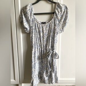 Coastal Wrap Mini Dress